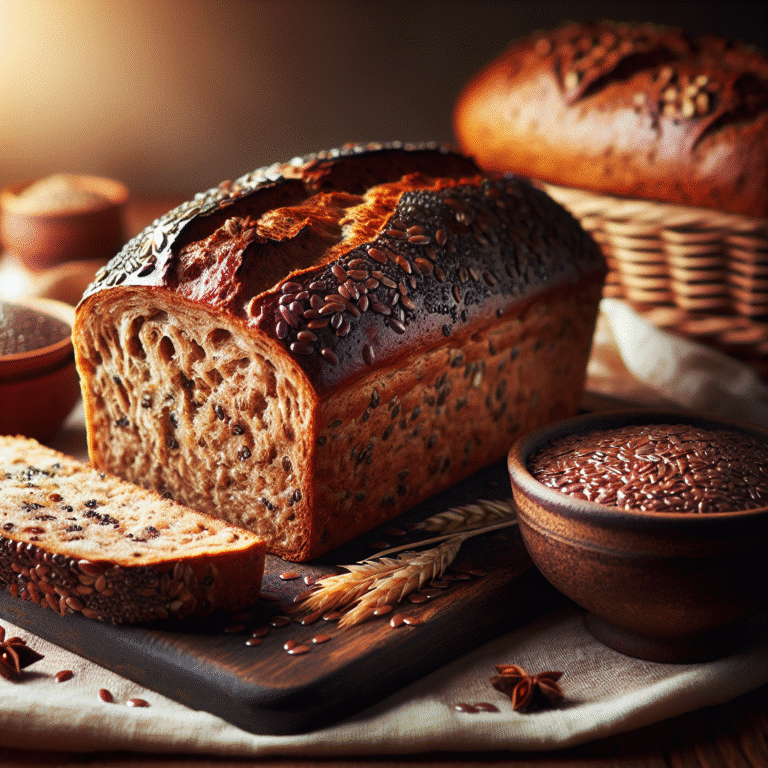 pão integral com chia e linhaça: benefícios e sabor