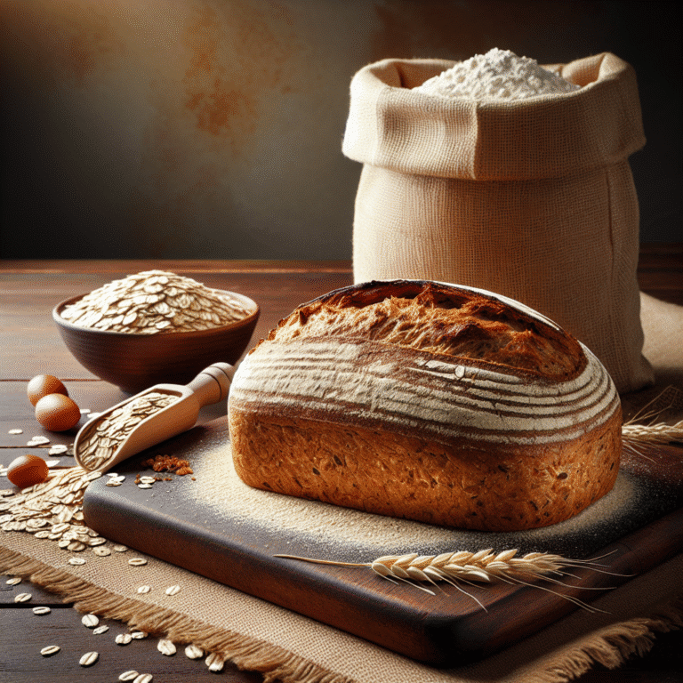 pão integral com farinha de aveia: uma opção nutritiva
