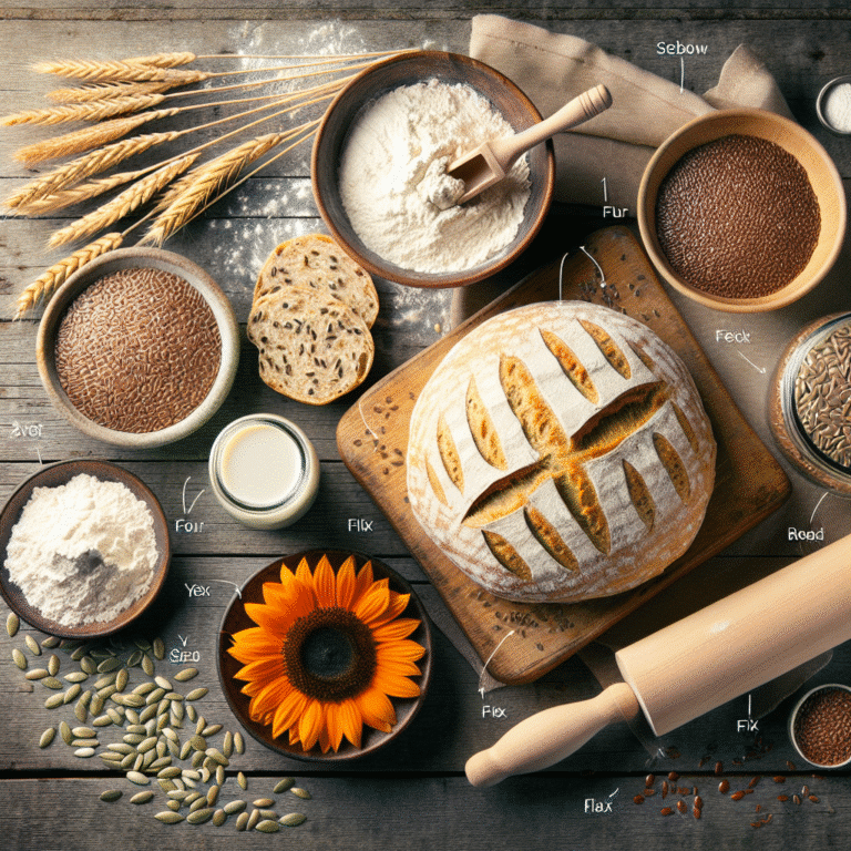 receita de pão integral caseiro com sementes