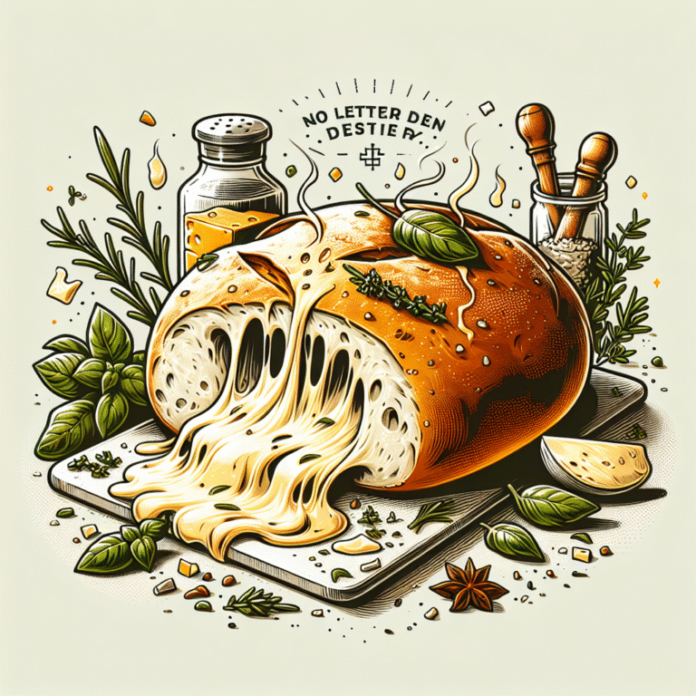 pão caseiro com queijo e ervas: uma explosão de sabor