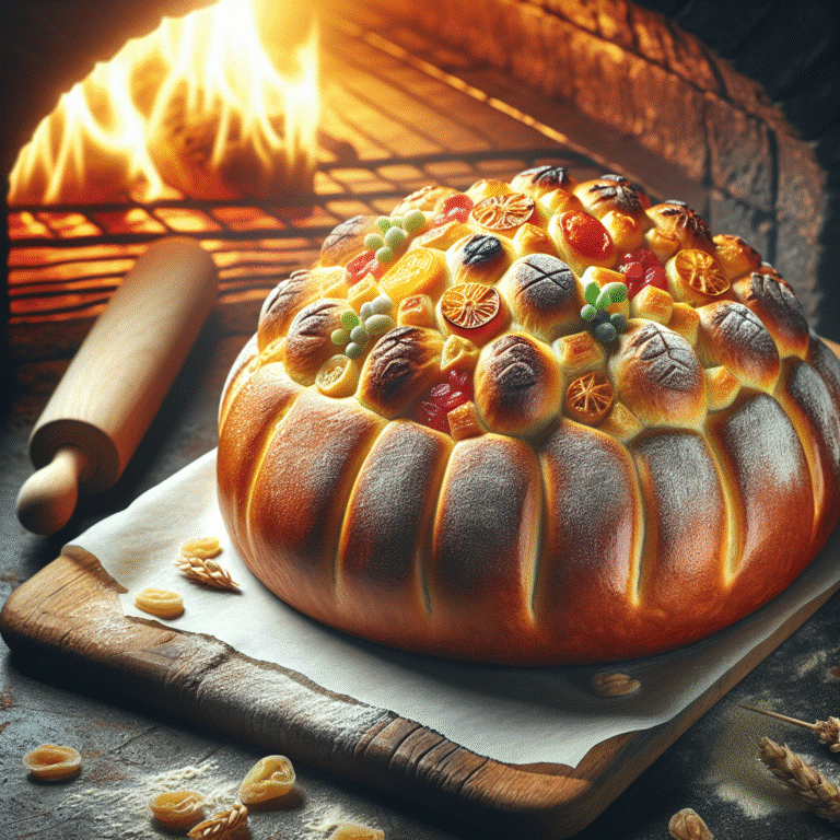 descubra o segredo do pão artesanal doce com frutas