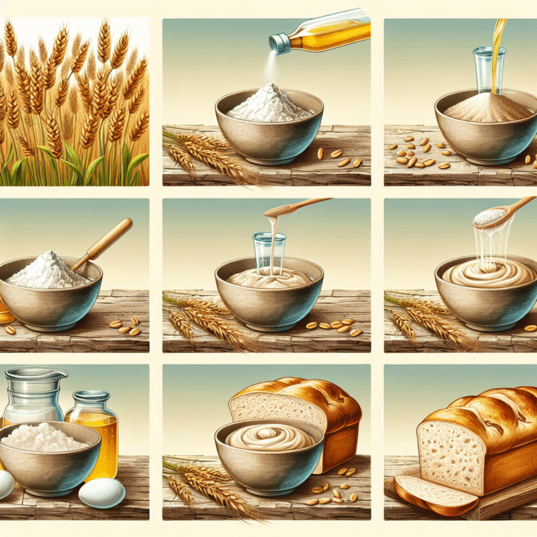 passo a passo na fermentação de pão integral