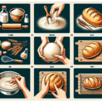 passo a passo do pão caseiro com fermento biológico.